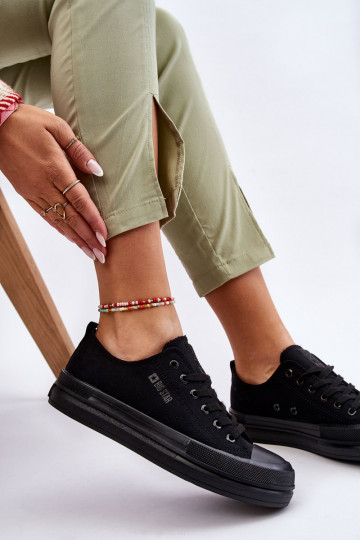 Lage veterschoenen Big Star LL274967 zwart