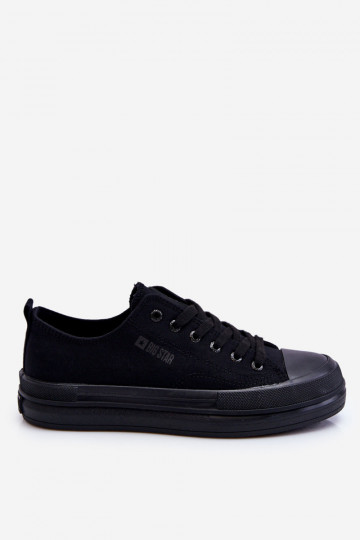 Lage veterschoenen Big Star LL274967 zwart 2