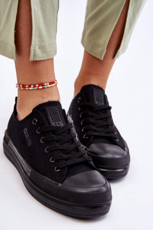 Lage veterschoenen Big Star LL274967 zwart