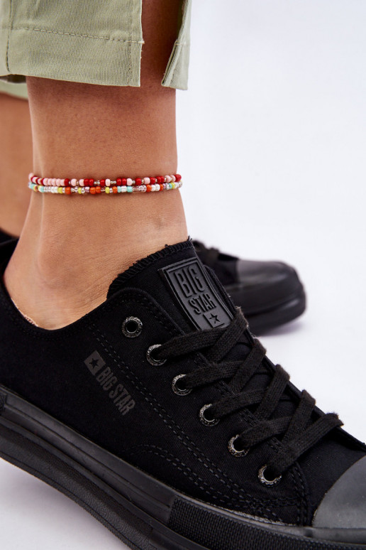 Lage veterschoenen Big Star LL274967 zwart