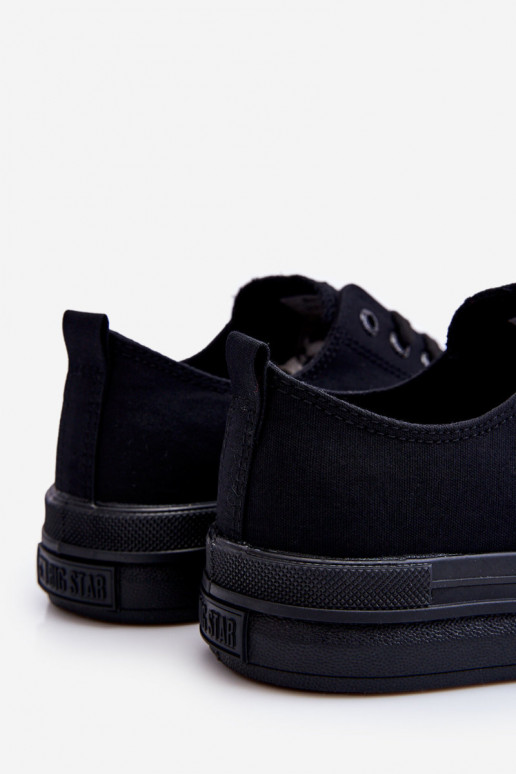 Lage veterschoenen Big Star LL274967 zwart
