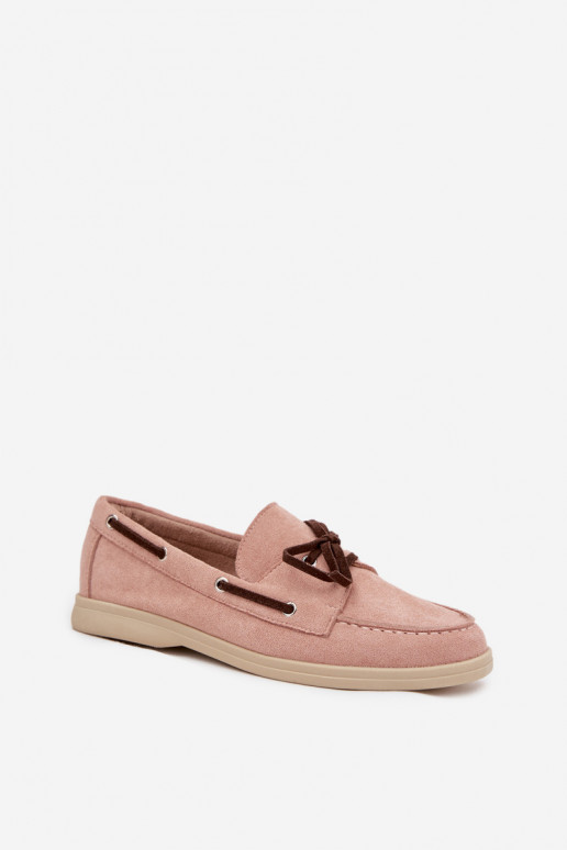 Dames loafers met stijlvolle details Calivra lichtroze