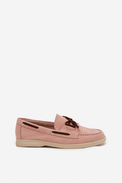 Dames loafers met stijlvolle details Calivra lichtroze