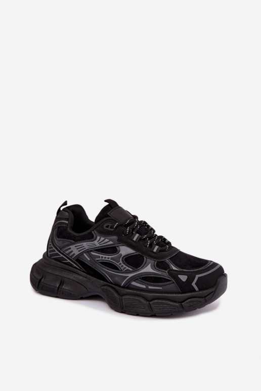 Sportieve schoenen met platform zwart INanda