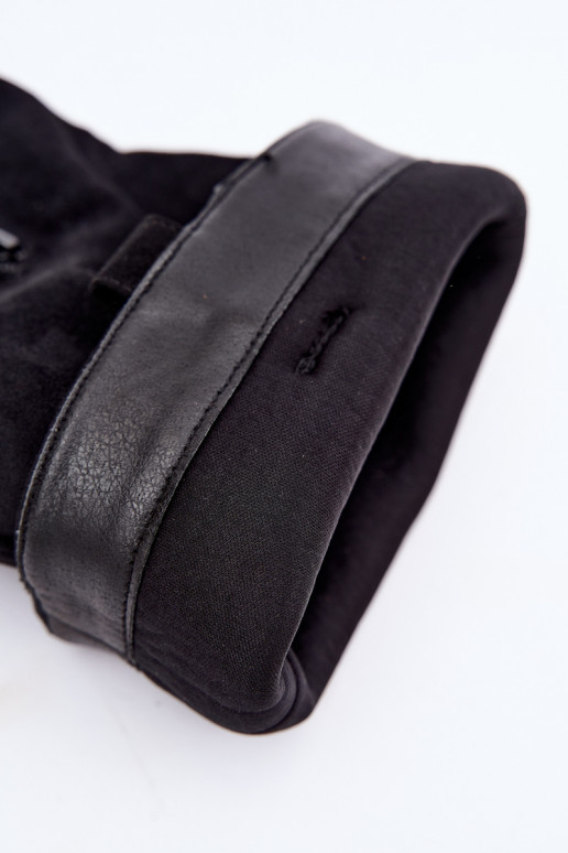 Dames kniehoge laarzen met decoratieve details in zwart Morla