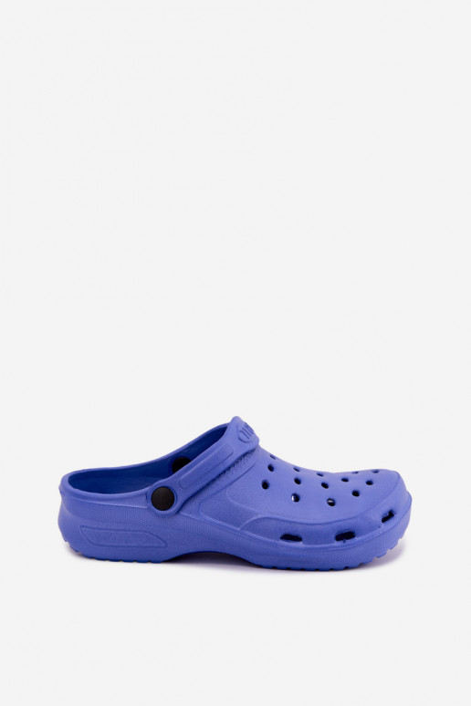 Aderis donkerblauwe lichte klompen