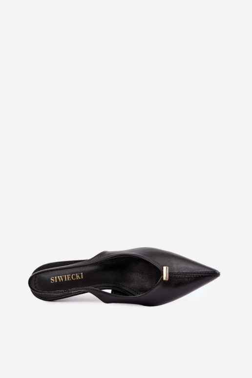 Inessae zwarte hoge hakken met decoratieve details