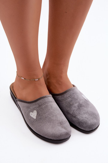 Slippers in grijze kleur Inblu CF000052