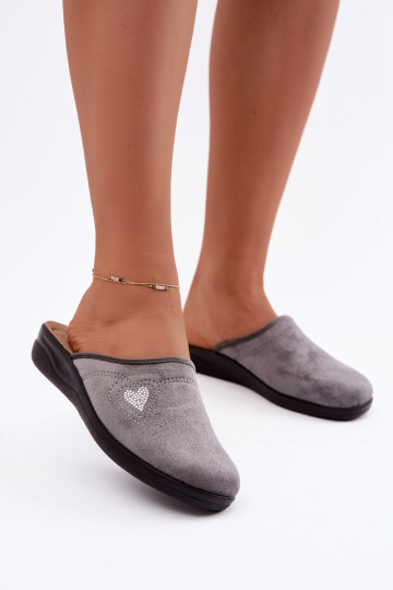 Slippers in grijze kleur Inblu CF000052 2