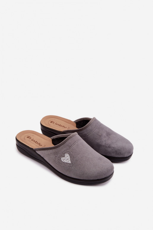 Slippers in grijze kleur Inblu CF000052