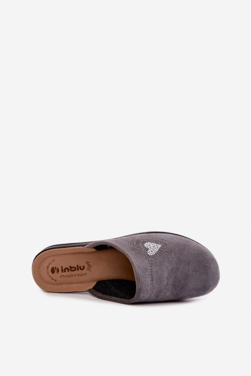 Slippers in grijze kleur Inblu CF000052