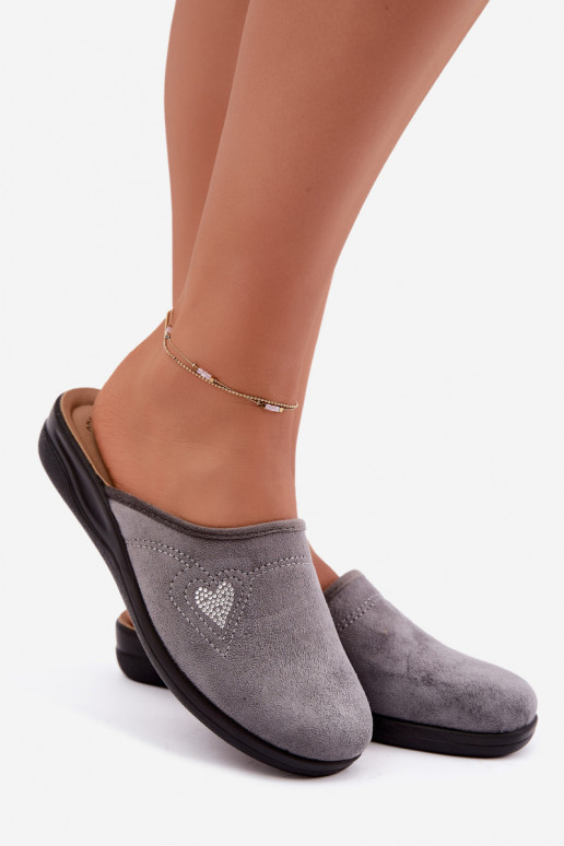 Slippers in grijze kleur Inblu CF000052