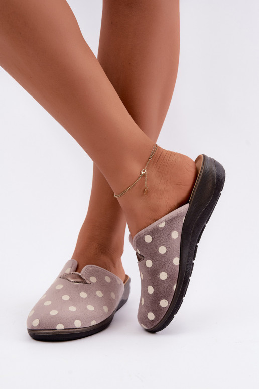 Dames slippers Inblu OD000014 grijs