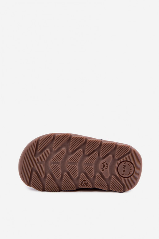 Donkerblauwe leren kinderschoenen Barefoot Froddo G2110150