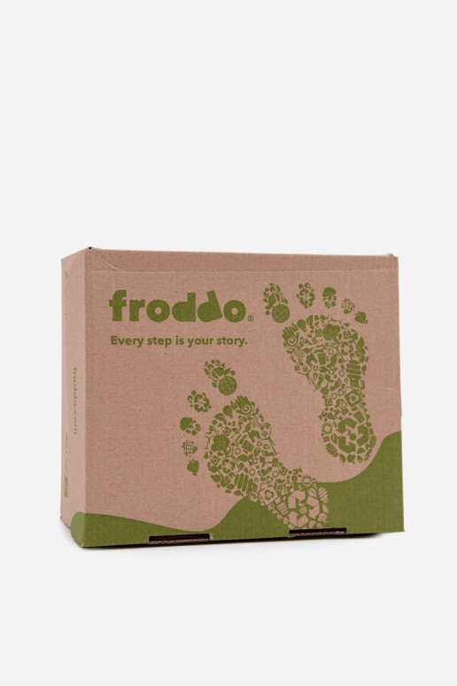 Bruine kindersuède schoenen Barefoot Froddo G2110157-1