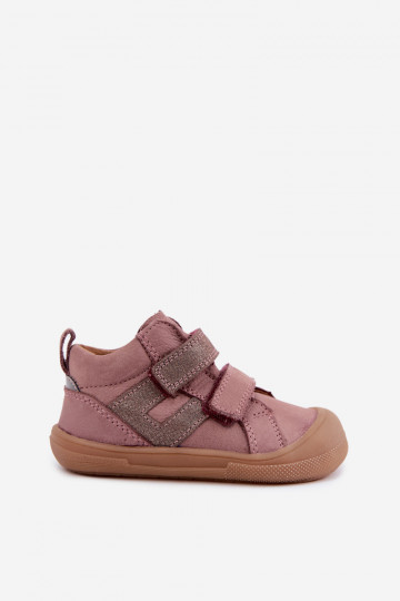 Leren schoenen voor kinderen Barefoot FRODDO G2130380-3 in roze 2