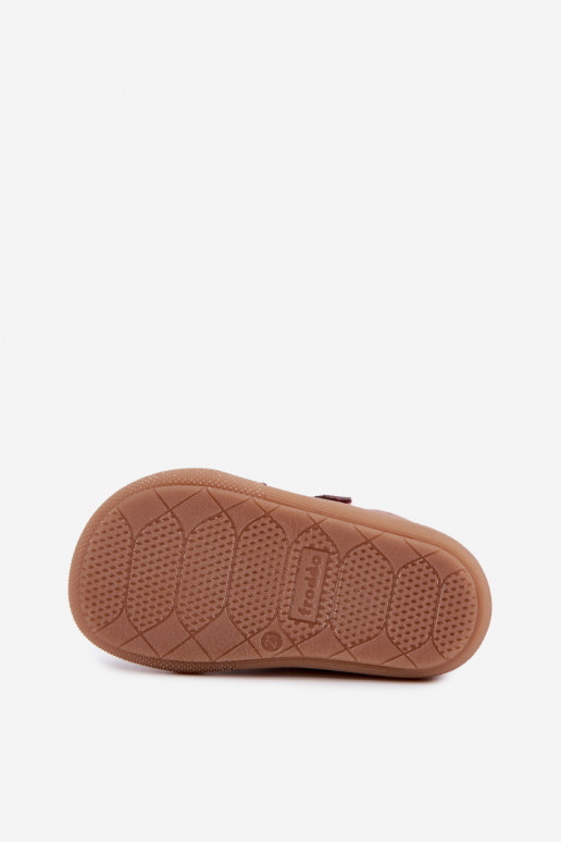 Leren schoenen voor kinderen Barefoot FRODDO G2130380-3 in roze