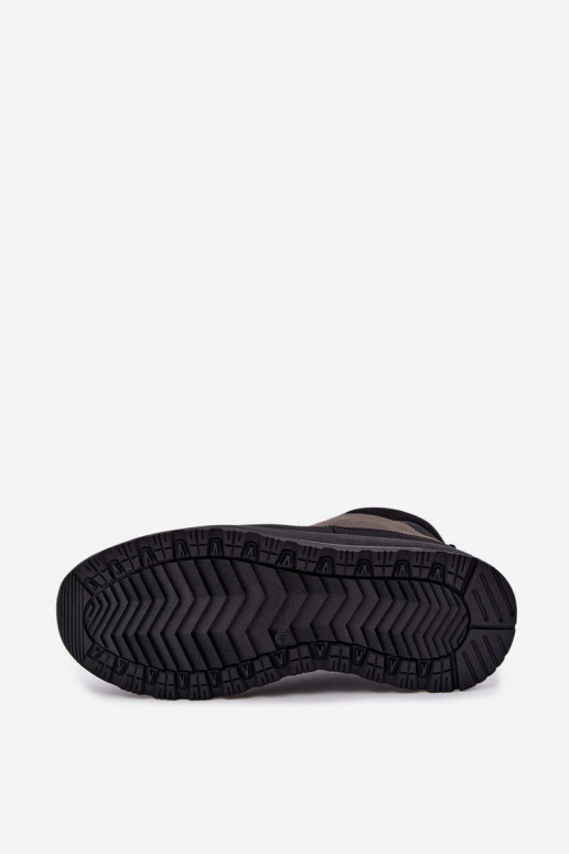 Geïsoleerde wandelschoenen voor mannen in grijs Nivelle