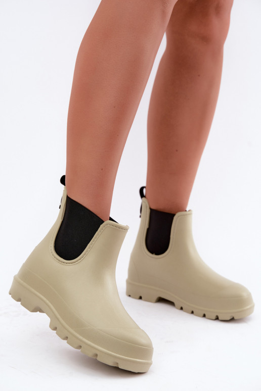 Lichte rubberen slippers voor vrouwen in muntpastel Zurelia