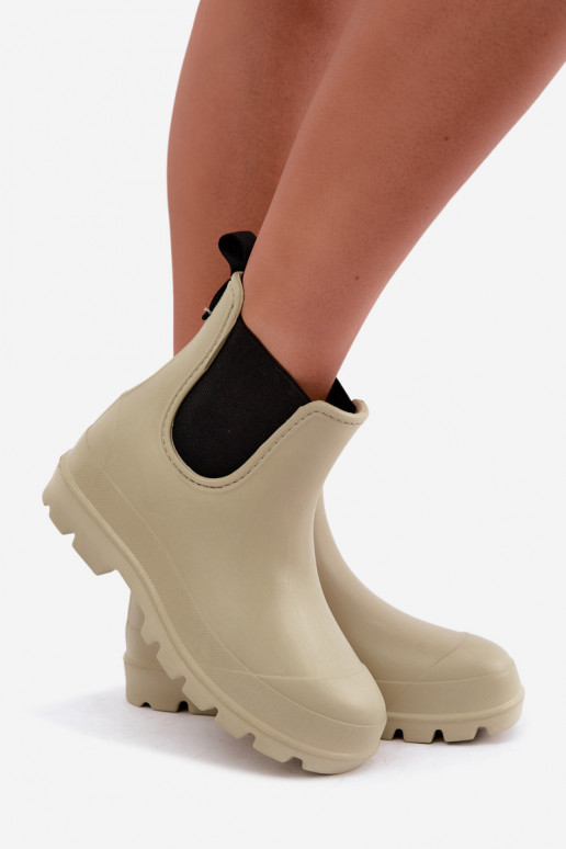 Lichte rubberen slippers voor vrouwen in muntpastel Zurelia