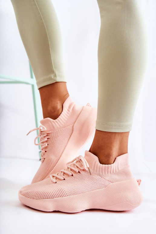 Instap sport schoenen Dalmiro in roze kleur