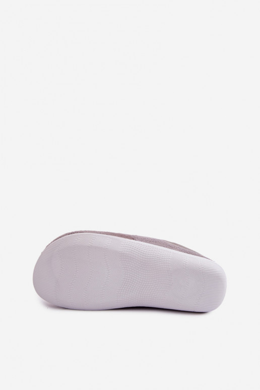 Grijze dames huisslippers Inblu EC000102