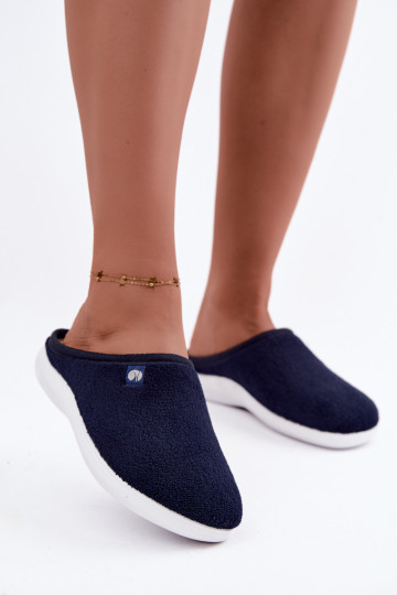 Donkerblauwe dames huisslippers Inblu EC000102 2