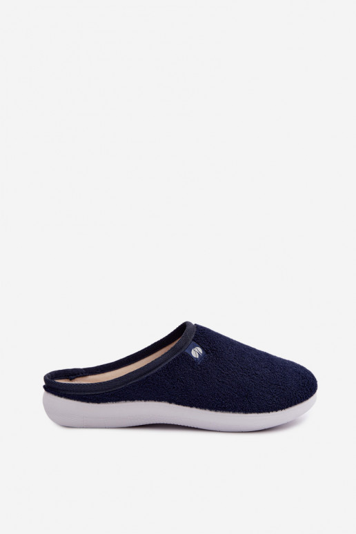 Donkerblauwe dames huisslippers Inblu EC000102
