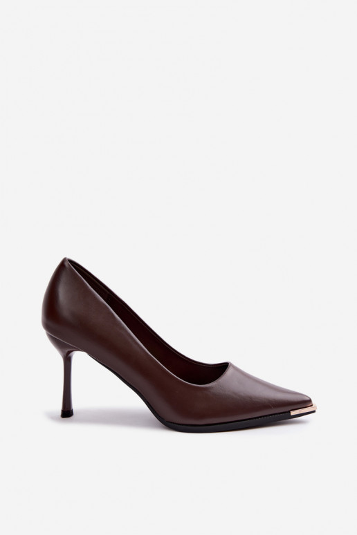 Hakken van faux leather CzekoladoĮe INarelia