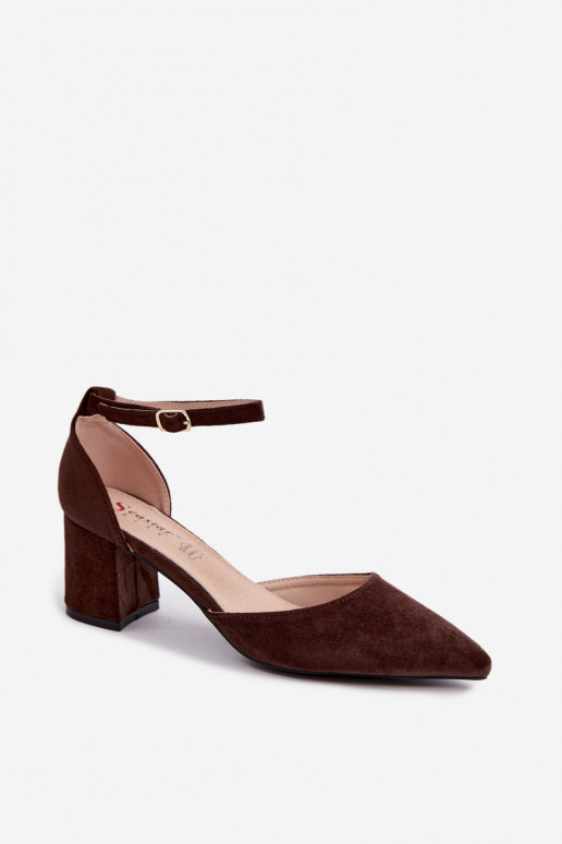 Schoenen met hakken en riemen Olenae