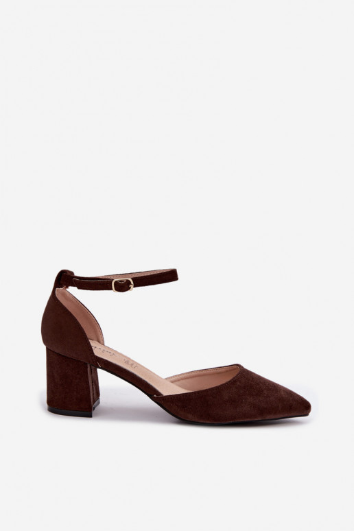 Schoenen met hakken en riemen Olenae