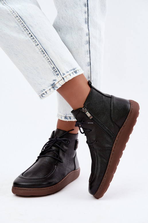Leer schoenen Dames Barefoot opInarmen Zazoo 3077 zInart