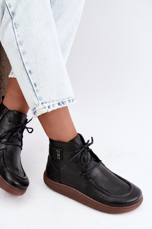 Leer schoenen Dames Barefoot opInarmen Zazoo 3077 zInart