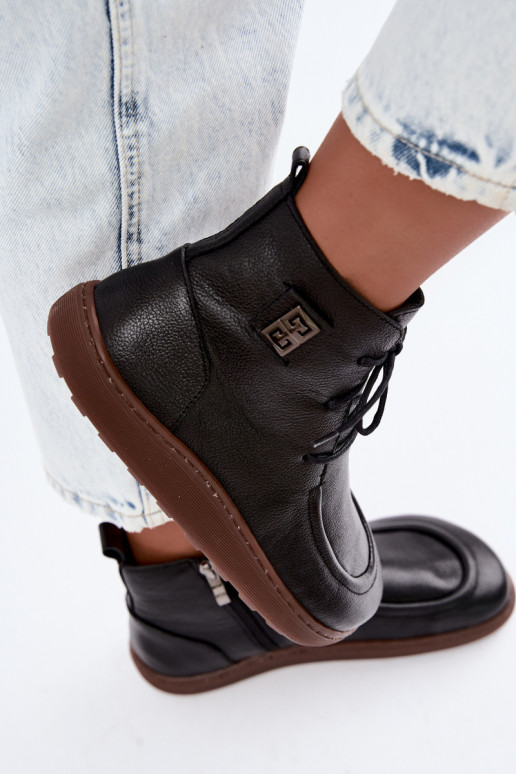 Leer schoenen Dames Barefoot opInarmen Zazoo 3077 zInart