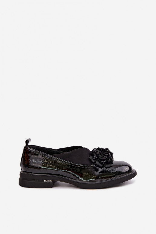 Dames schoenen met ornamenten T.Sokolski S2 J26-271 in zwarte kleur