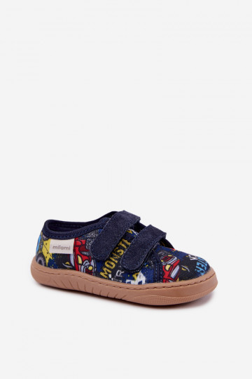 Jongensslippers Milami donkerblauw Saphira