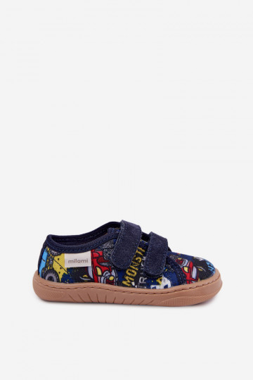 Jongensslippers Milami donkerblauw Saphira 2
