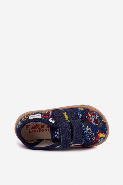 Jongensslippers Milami donkerblauw Saphira