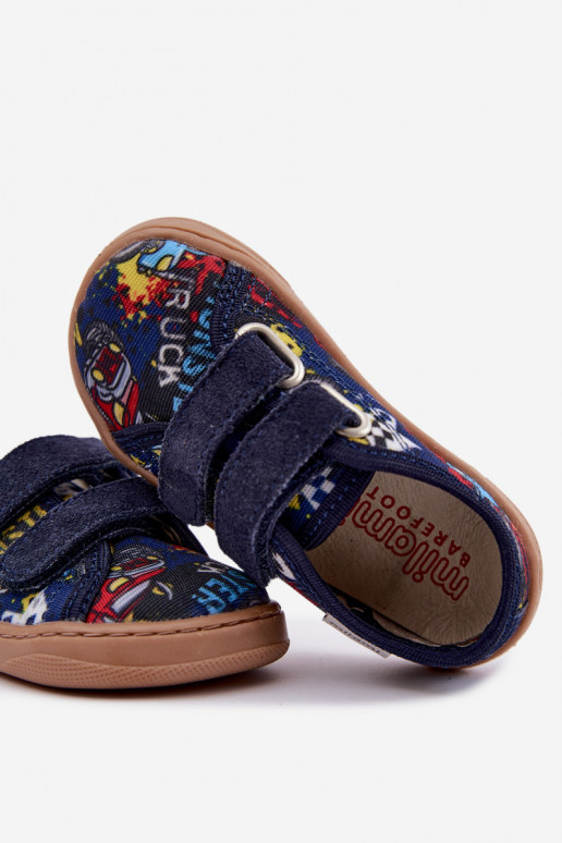 Jongensslippers Milami donkerblauw Saphira