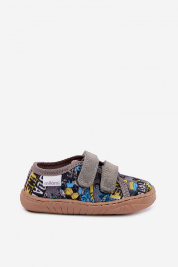 Jongensslippers Milami grijs Saphira 2