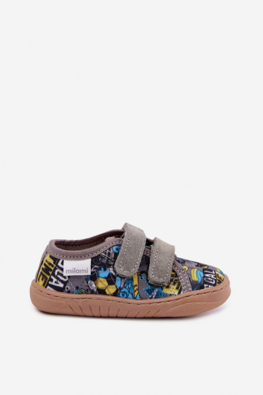 Jongensslippers Milami grijs Saphira