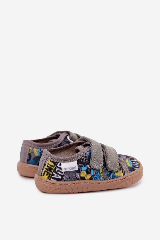 Jongensslippers Milami grijs Saphira