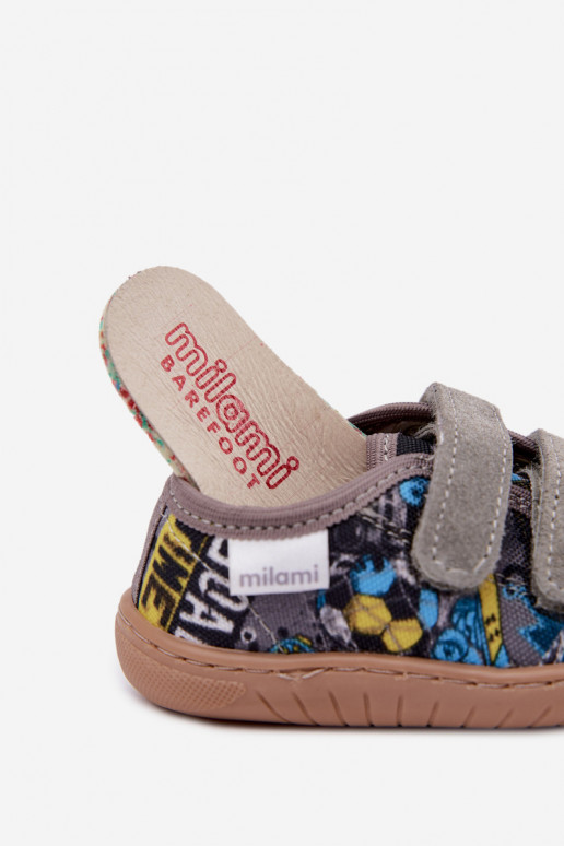 Jongensslippers Milami grijs Saphira