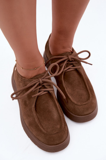 Dames schoenen van faux suede Tai turiciejka K7189-04 in zandkleur