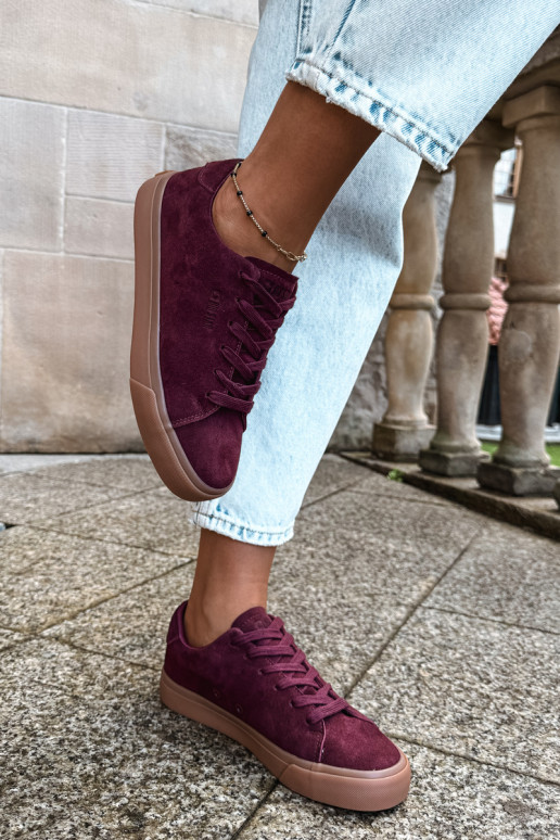 Dames sneakers Big Star UU274242 in bordeaux