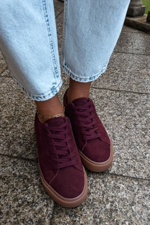 Dames sneakers Big Star UU274242 in bordeaux