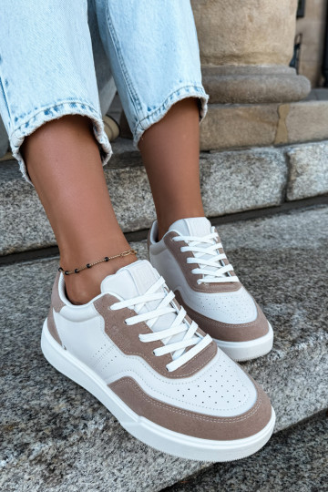 Dames sneakers Big Star UU274275 in zand 2