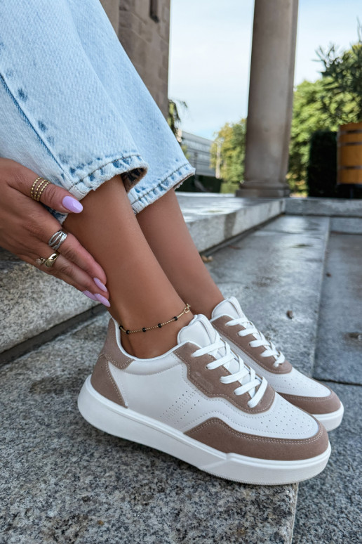 Dames sneakers Big Star UU274275 in zand