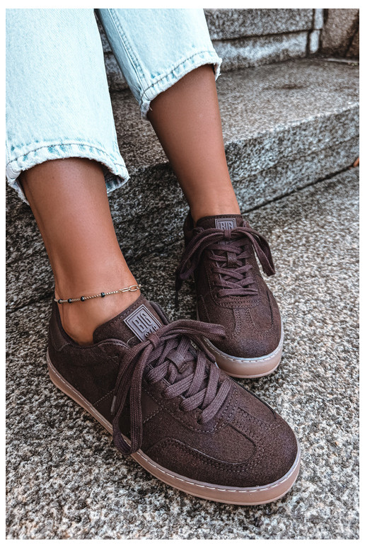 Dames sneakers Big Star chocolade