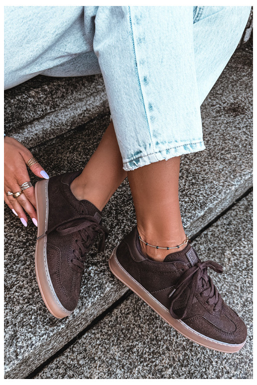 Dames sneakers Big Star chocolade
